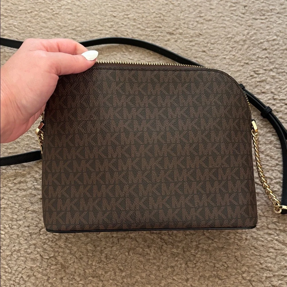 Michael Kors Dark Brown Crossbody Bag - Picture 3 of 8